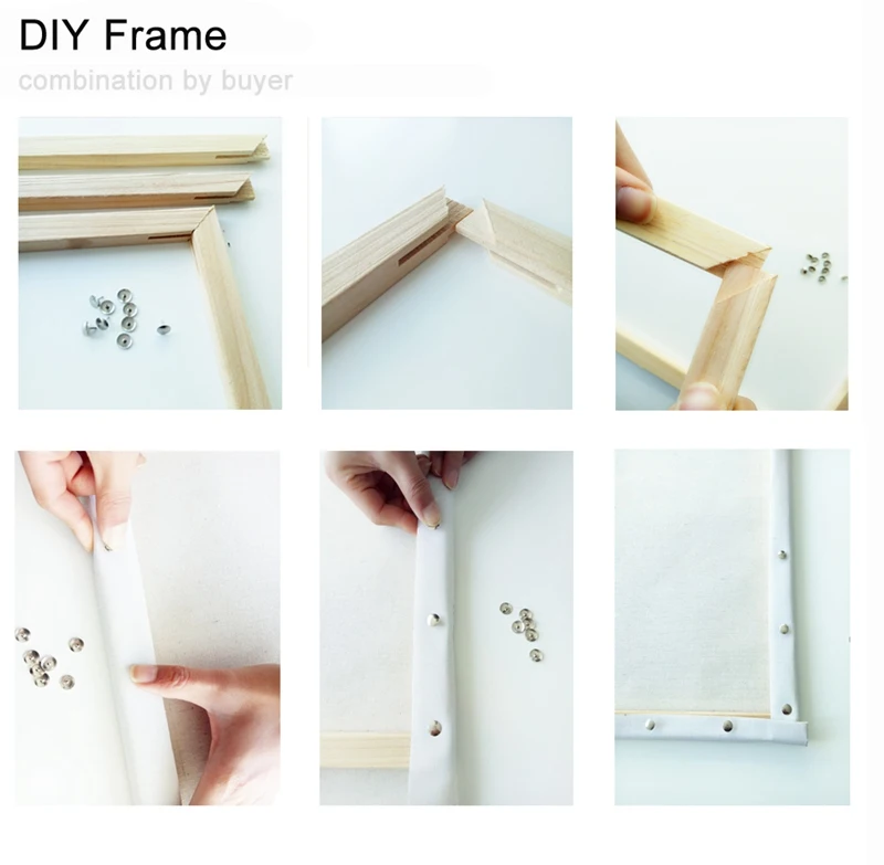 Frame e DIY-Painting By Numbers-Kits Painting Calligraphy Hand-Painted Unique Gift