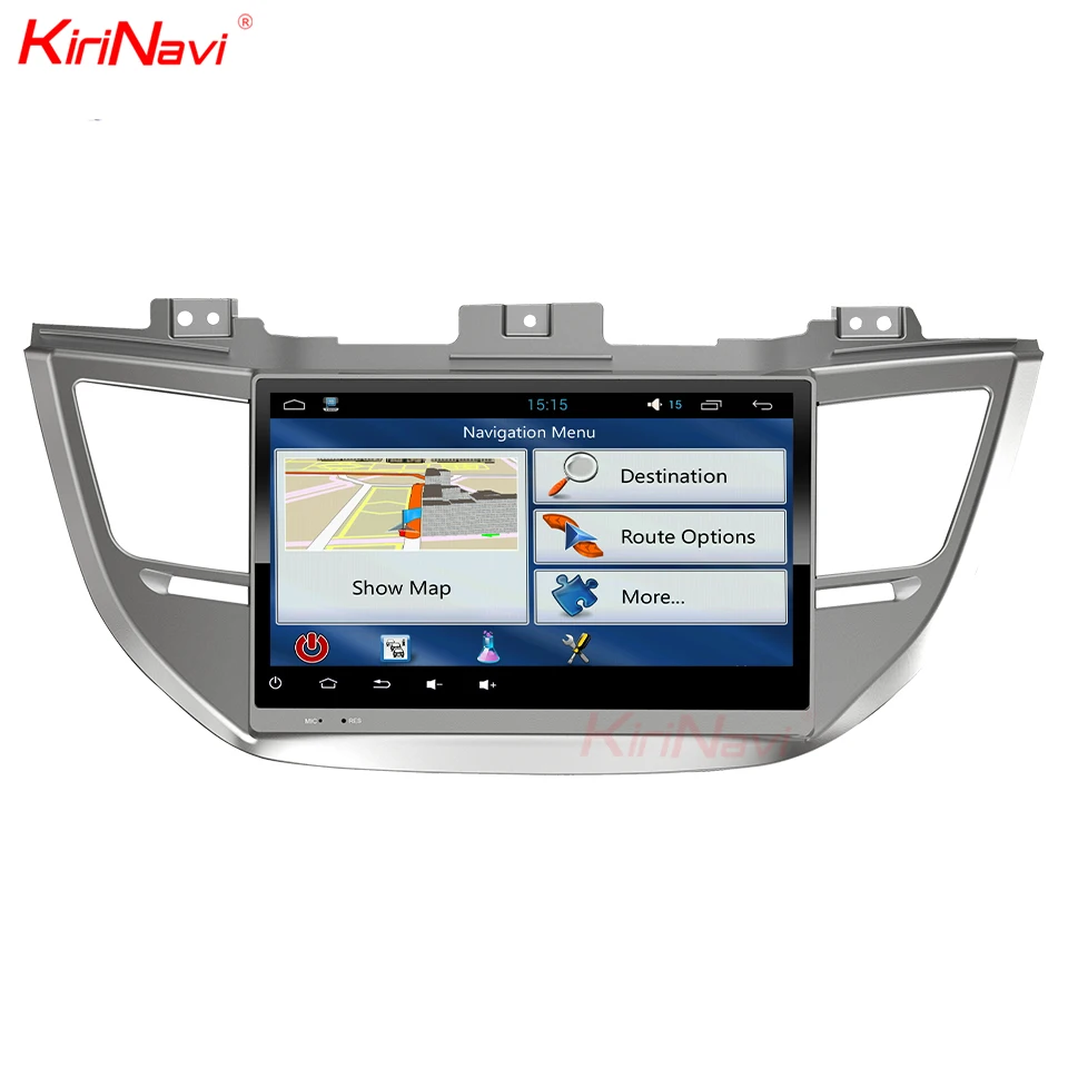Sale KiriNavi Octa Core Android 7.1 Car Radio Navigation System For Hyundai Tucson IX35 Car DVD Player Radio GPS Audio System Wifi BT 5