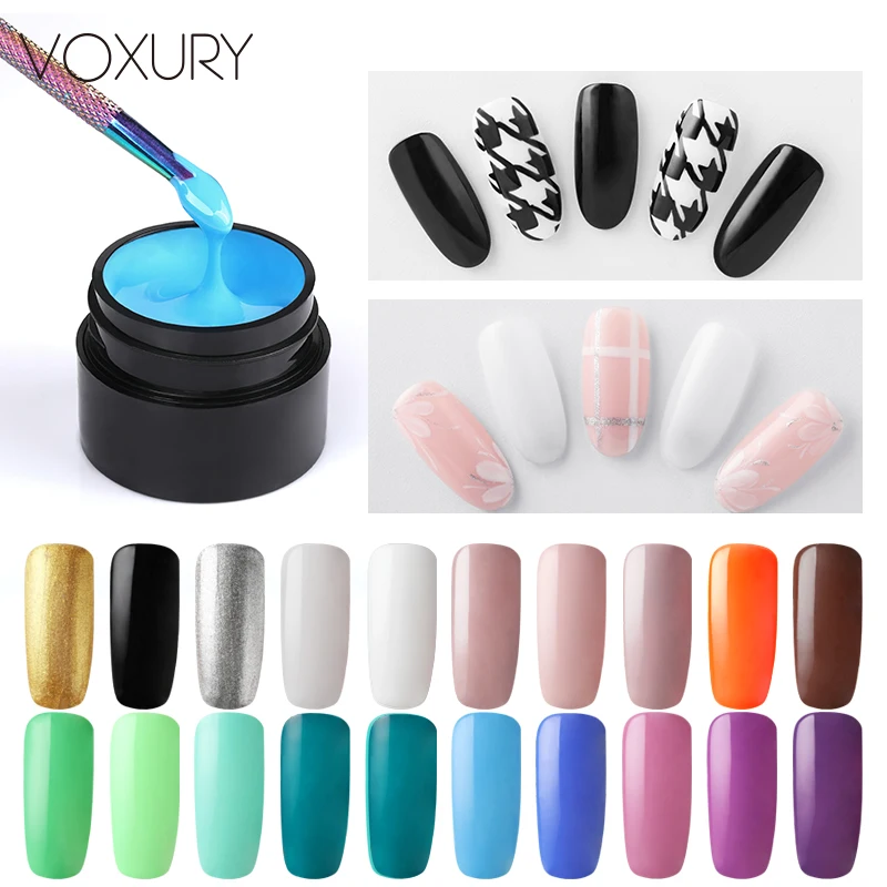 VOXURY Nail Art Gel Polish Painting Gel 36 Colors Hybrid Nails UV LED