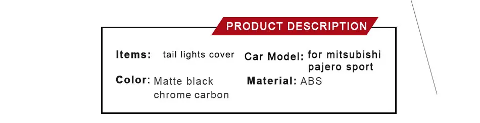 Для Mitsubishi Pajero спортивные аксессуары задние фонари декоративные для Mitsubishi Montero Pajero спортивные части Ycsunz