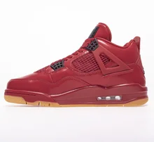 Jordan 4 Singles Day 2019 новая мужская баскетбольная обувь oreo Singles Day татуировка черная кошка Спортивная обувь Jordan баскетбольные кроссовки обувь