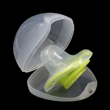 

Portable Baby Nipple Box Boy Girl Infant Pacifier Cradle Case Holder Soother Box