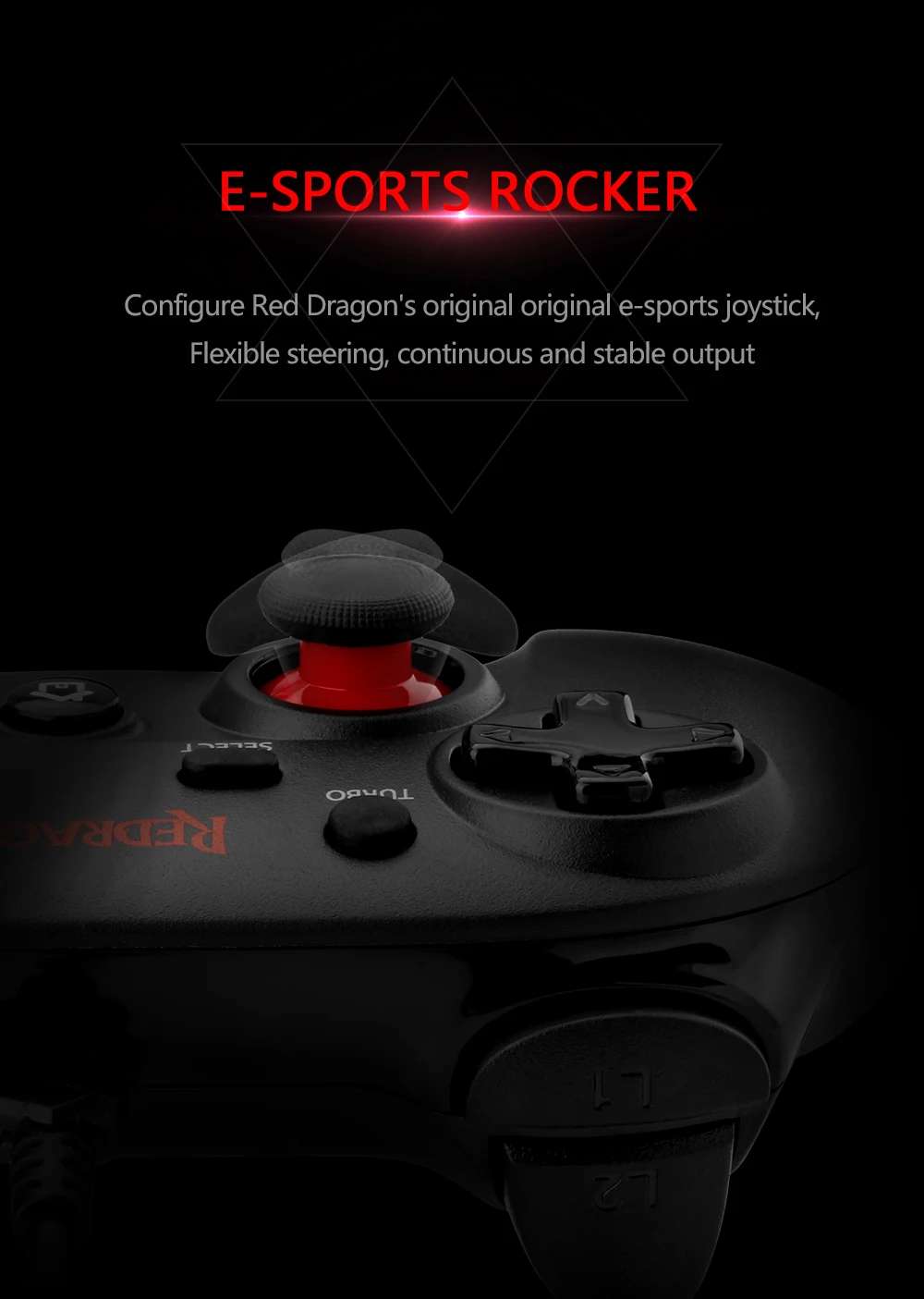 Redragon SATURN G807 Gamepad,Wired PC Game Controller,Joystick Dual Vibration, Saturn, for Windows PC,PS3,Playstation,Android