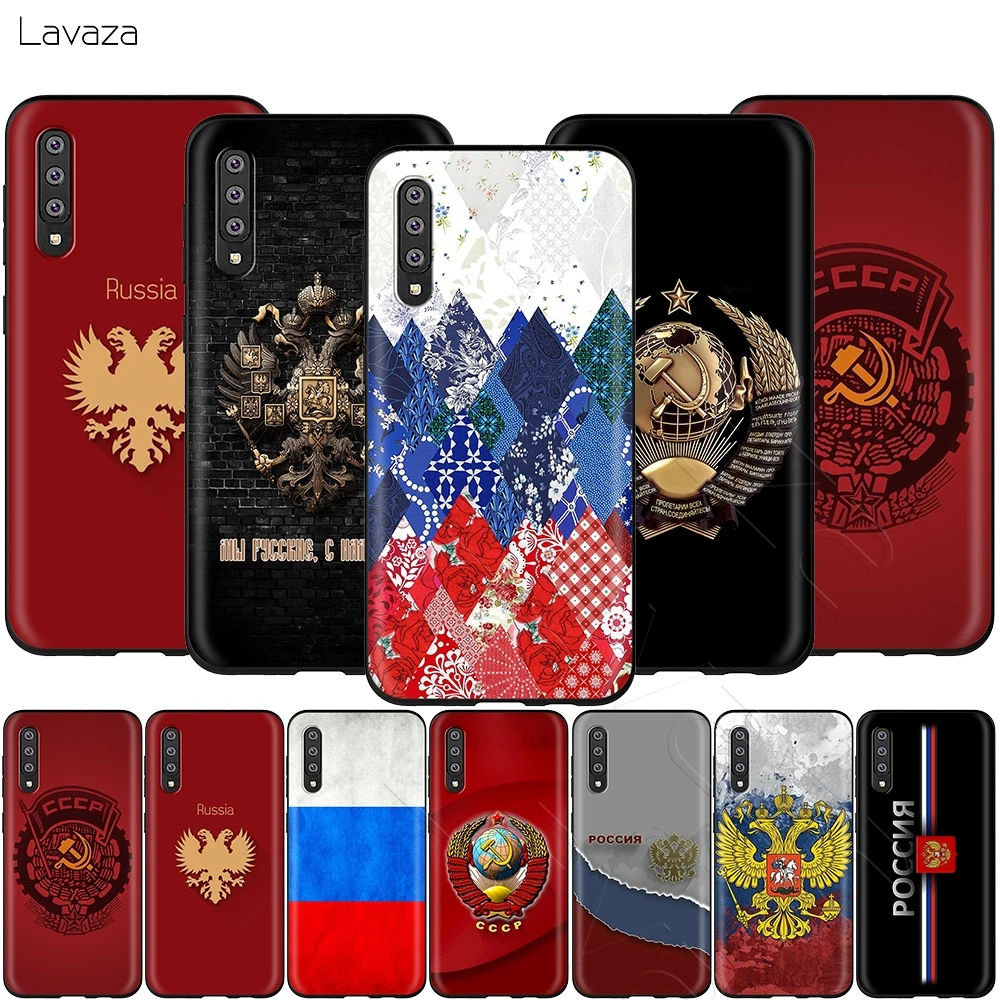 Lavaza флаг России эмблема чехол для Samsung Galaxy Note 10 плюс A10 A30 A40 A50 A70 M20 A20 A20S A10S A30S A50S |