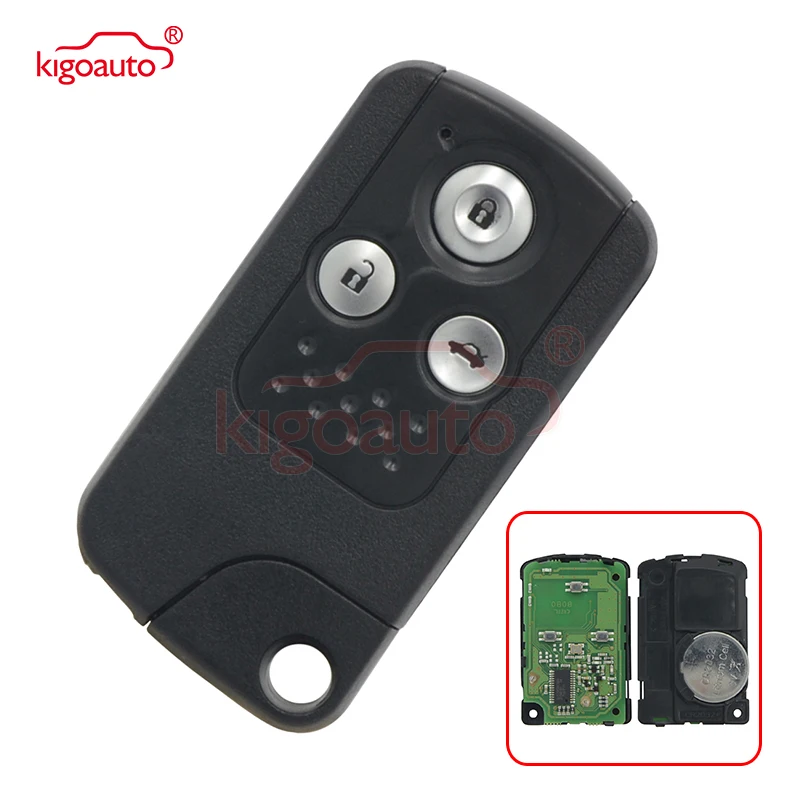 Kigoauto умный смарт дистанционный ключ запись Fob Smart key 3 кнопки 434 МГц для Honda Accord Spirior Crosstour