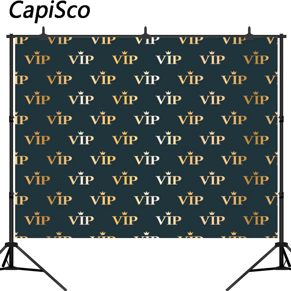 Capisco фотографии фонов Корона черный Голливуд Vip фото фон день рождения индивидуальные фон для фотостудии