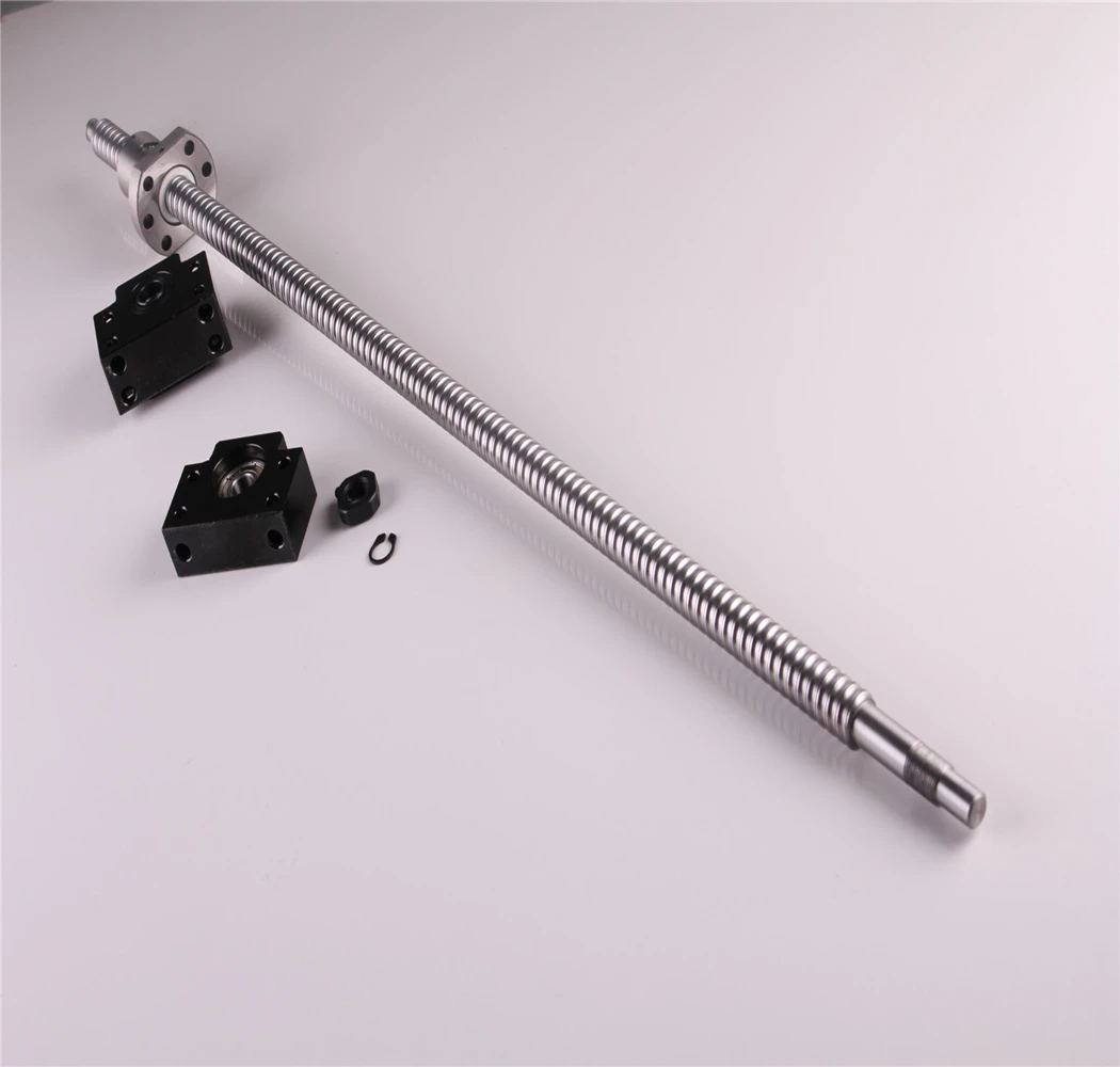 

CNC Ballscrew RM1605 SFU1605-250 to 2000mm C7 with BK12 BF12 End Support Bearing Mounts Set