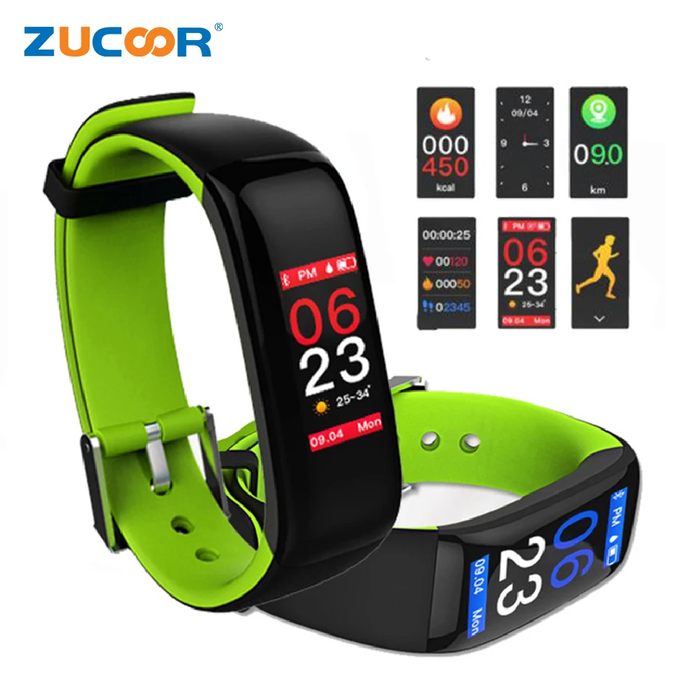 

ZUCOOR Smart Bracelet Tonometer Band Smartband Pedometer CB53 Wristband Bluetooth Activity Tracker Cardiofrequenzimetro Da Polso