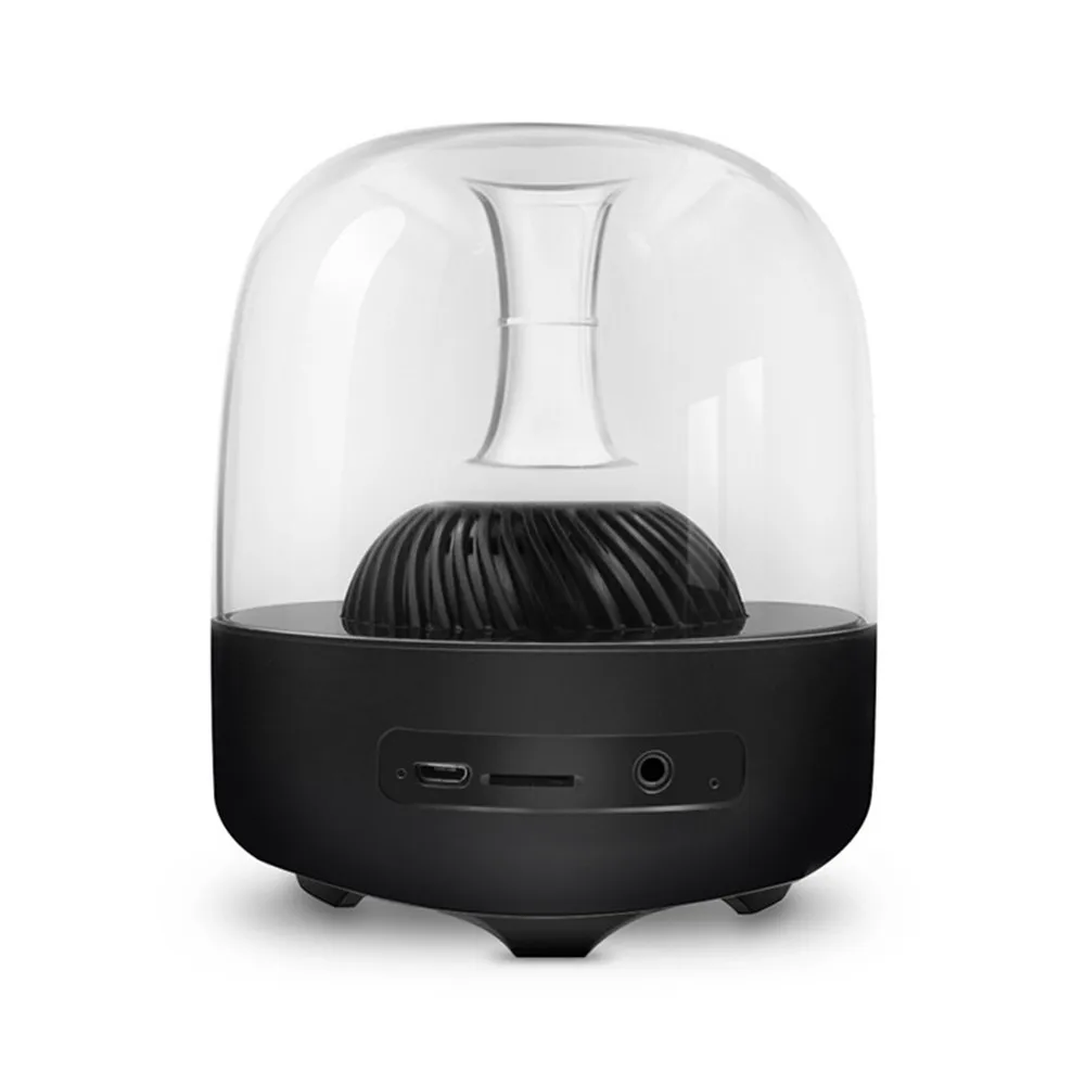 

B001 wireless bluetooth speaker hot subwoofer stereo HIFI colorful gradient ABS acrylic high quality audio standby long
