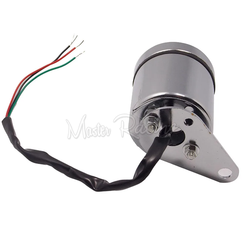 Calibre + Voltímetro Medidor de Tensão Motocicleta Medidor Reequipamento Digital Tacômetro Rpm Tach Combo Moto Scooter Atv Instrumentos Led 29 Automóveis e motos