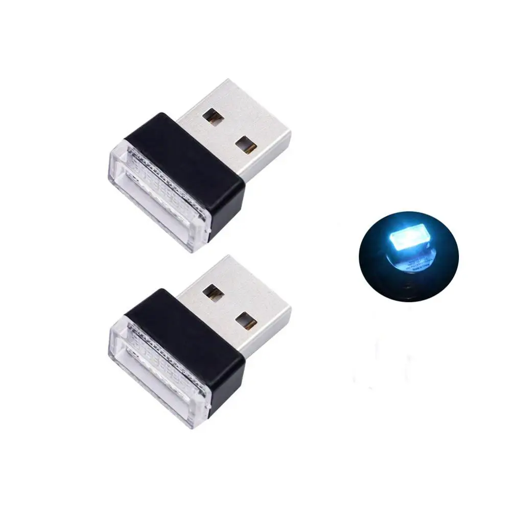 Мини USB светильник для салона автомобиля портативный беспроводной атмосферный