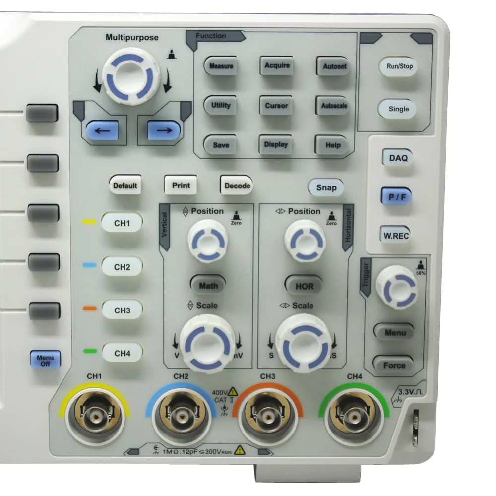 OWON XDS3064E 60 МГц 4CH 8 бит сенсорный экран низкий уровень шума Цифровой осциллограф