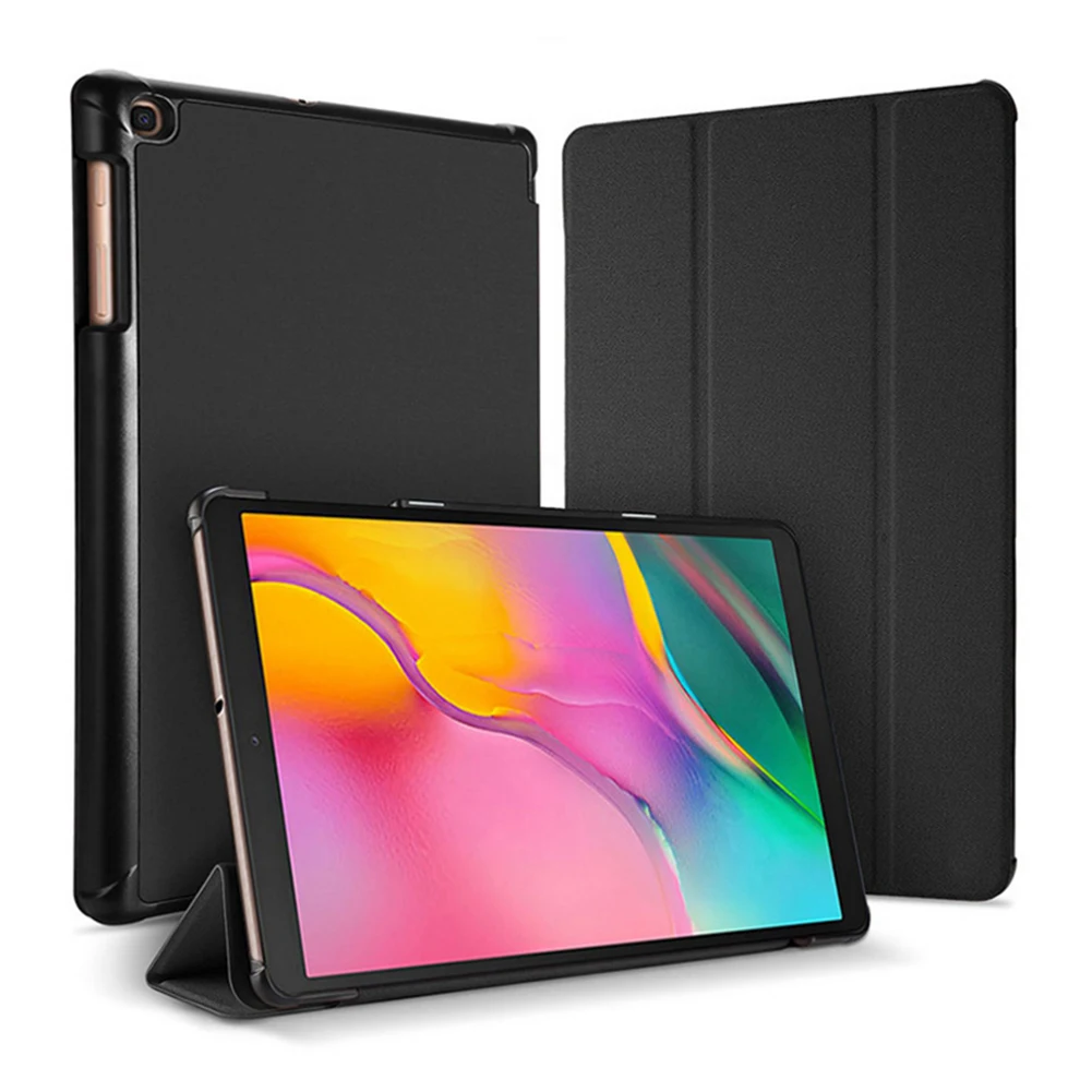 

Tablet PC Case For Samsung TAB A 10.1 2019 Slim PU Leather Flip Foldable Shockproof Back Cover Holder For Samsung Galaxy TAB A