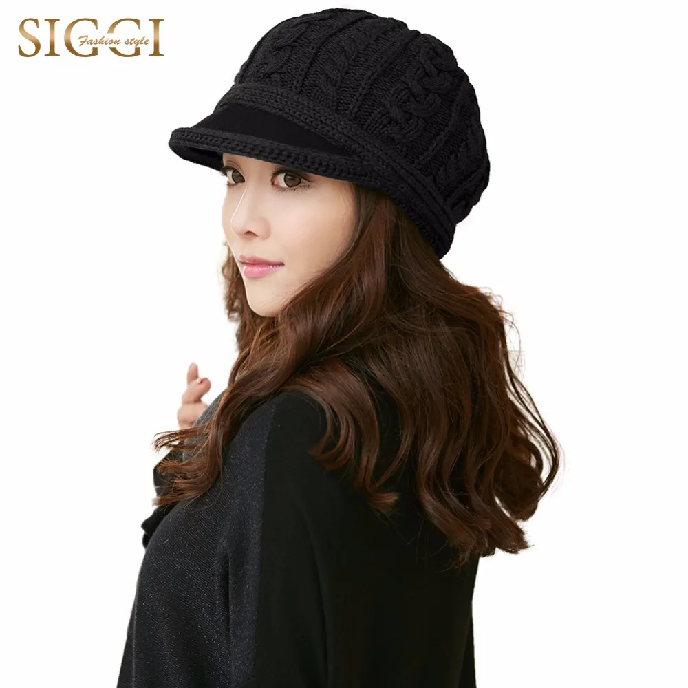 HAT Newsboy Cap Visor Beret Boina de Piel de vis/ón Sombrero Femenino Sombrero de Vendedor de peri/ódicos