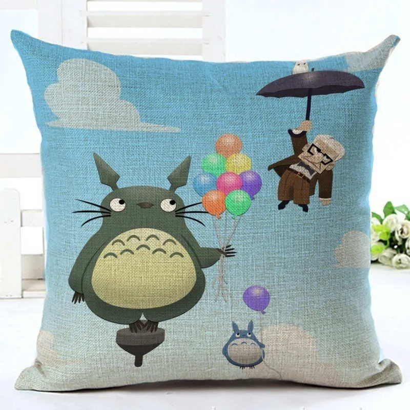 Pink Totoro New Pillow Cover