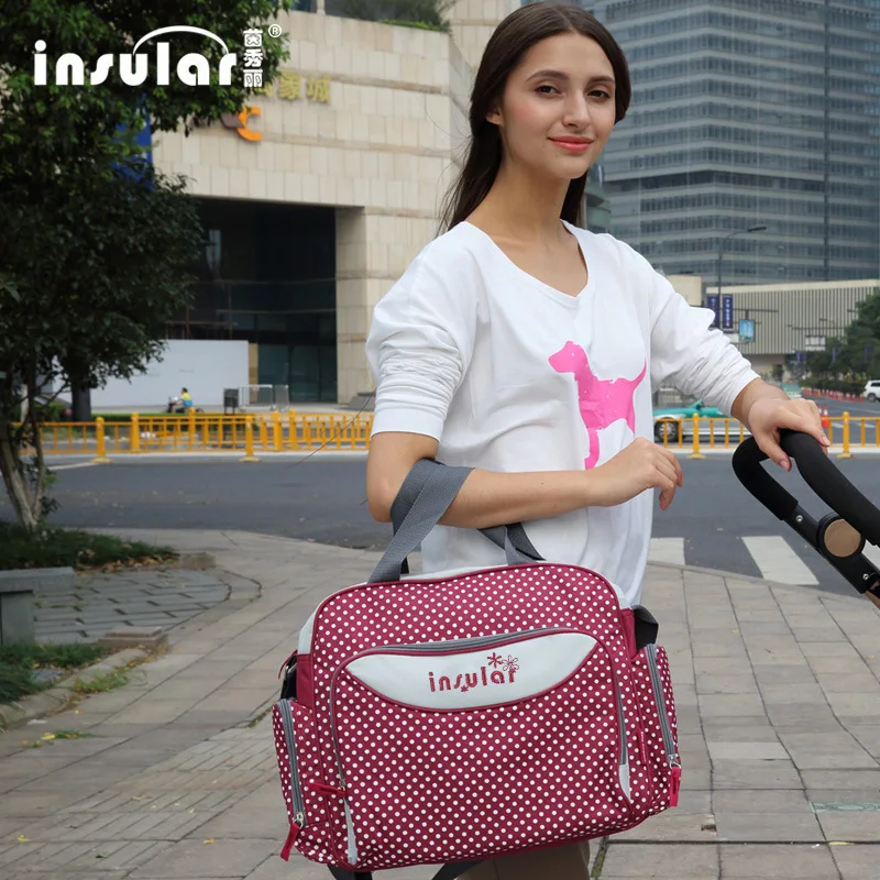 

Insular Mummy Baby Bag Multifunctional Baby Diaper Mummy Messenger Bag Large Capacity Bag Maternity Handbag for Mom Stroller bag