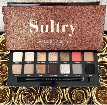 

2019 NEW anastasia makeup 14 colors Eyeshadow Pallete Sultry Powder Glow Kit Contour Highlighter Palette Face Powder Eye Shadow