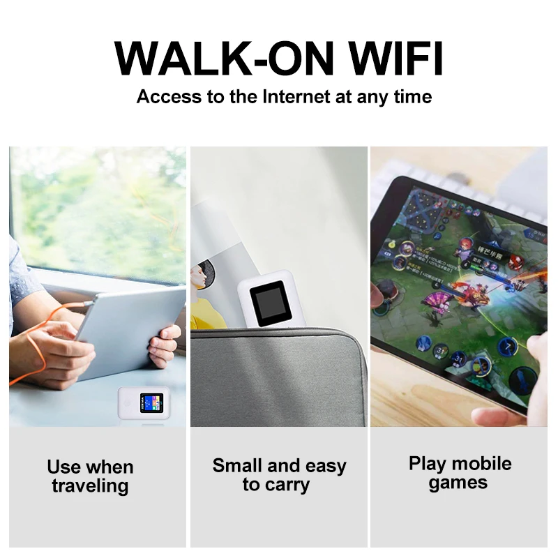 Мини роутер TOLKIEN с поддержкой wi fi и Sim карты|3G/4G роутеры| |