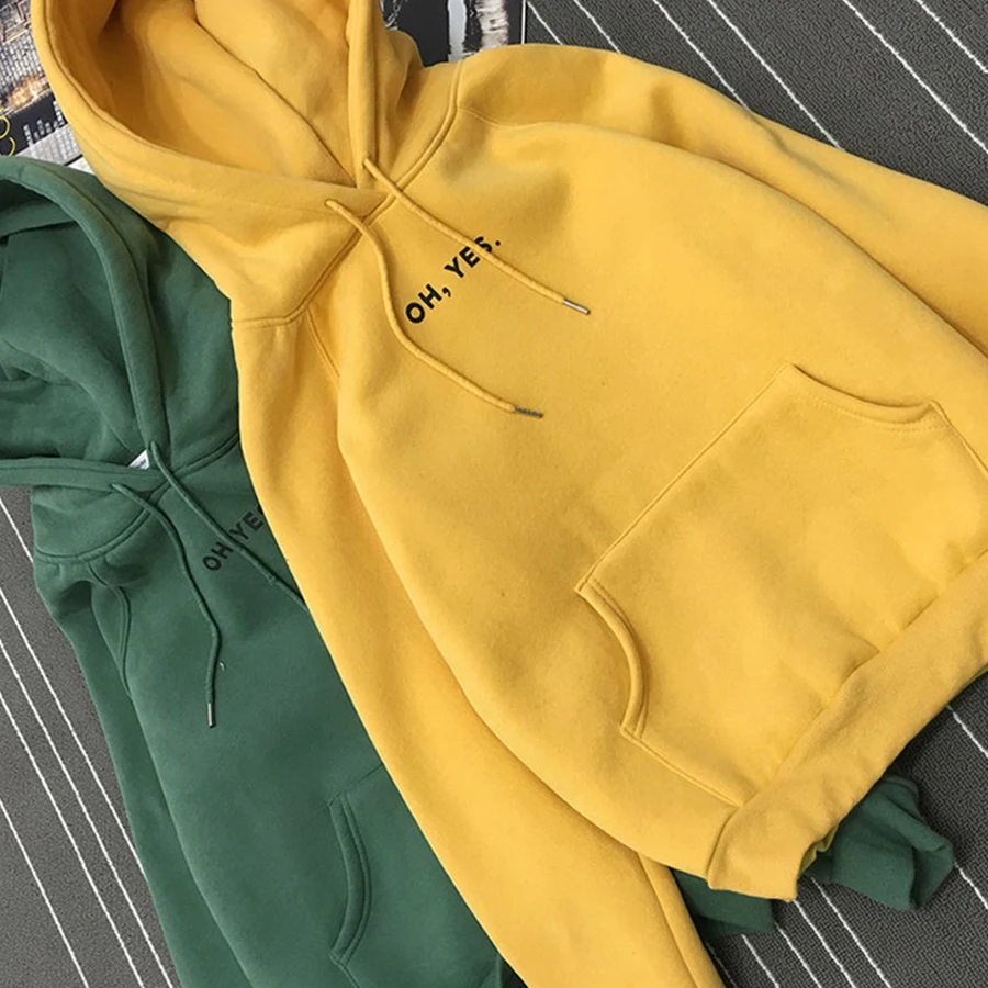 

Autumn Simple Letter Printing Hoody Woman Pocket Slim Fit O-Neck Pullovers Women Slim Fit Black Top With Hat Female Plus Size
