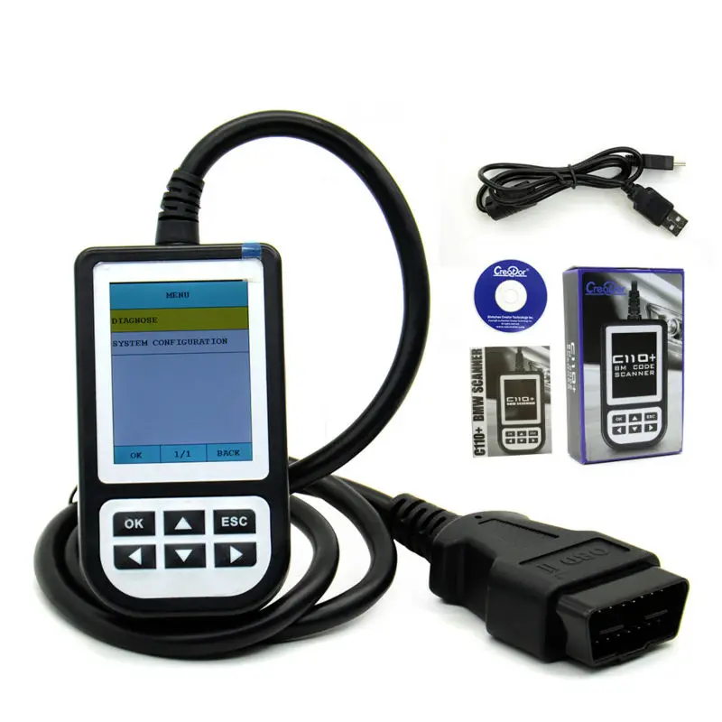 Новый Creator C110 + V6.0 для считывателя кодов BMW автоматический диагностический