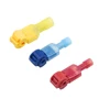 10pcs/lot T Quick Splice Crimp Terminal Wire Convenient Connector Scotch Lock Quick Splice Electrical Car Audio T1 T2 T3 ► Photo 1/4