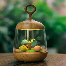 Children Hand-held Night Lights Touch Sensor Dimmable Vibration Cage Nursery Nightlight, built-in Music Box (Happy Birthday)