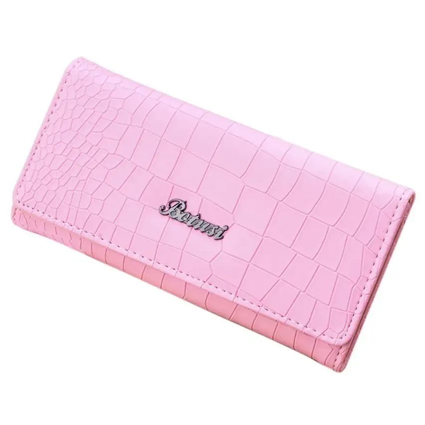

Female Wallets PU Leather Long Women Wallet Stone Pattern Coin Purse Long Wallet Card Holders Handbag Top Quality Latest #XT