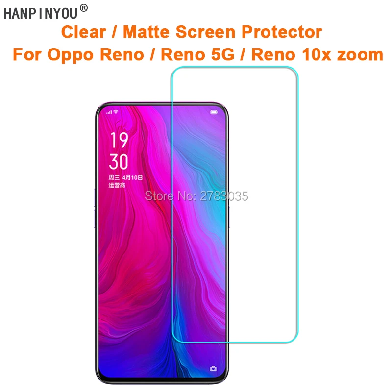 Per Oppo Reno/5G/10X Zoom Chiaro Lucido/Anti-Glare Screen Protector Matte Pellicola Protettiva Guardia (Non Di Vetro Temperato)