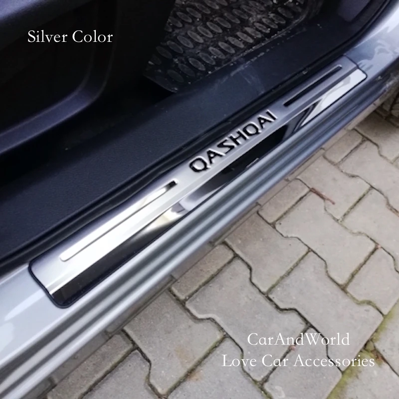 Накладка на порог для Nissan Qashqai j11 накладка педаль из нержавеющей стали 2016 2017 2018 |