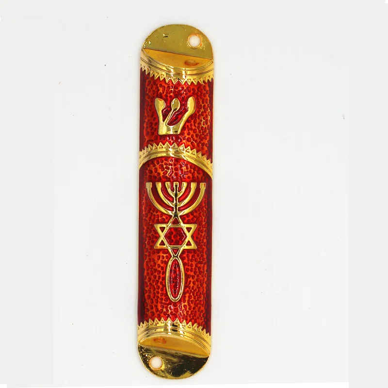Религия иудейский Mezuzah чехол ручной работы Mezuza с пергаментом Тора свиток Mezuzah