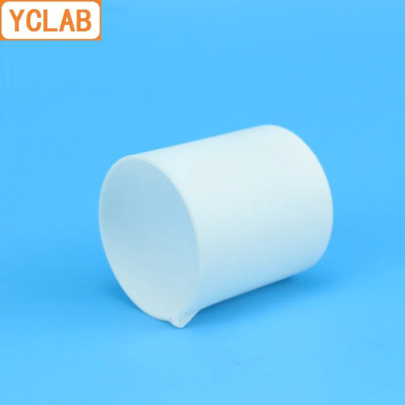 Низкий стакан YCLAB 250 мл из ПТФЭ с носиком полиэтиленовый тетрафторэтилен пластик