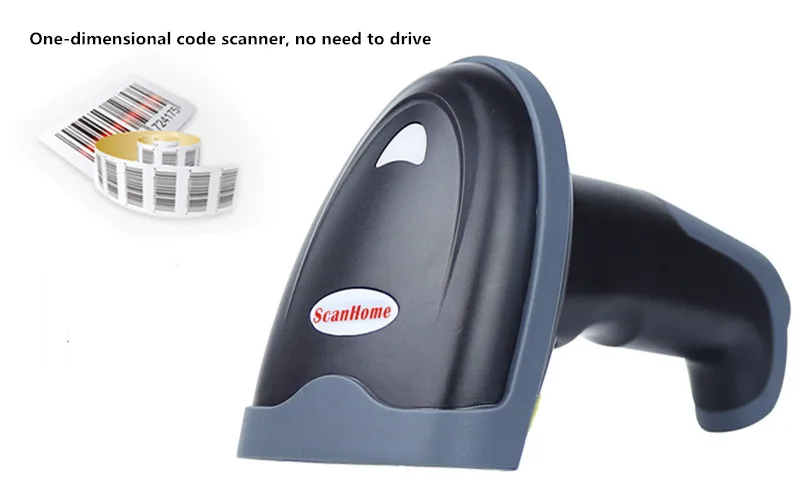 

2018 NEW High quality wholesale 1D bar code scanning guns USB Wired Handheld Scanner for POS System