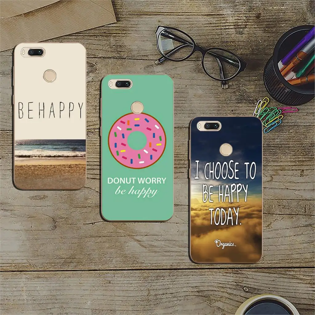 Lavaza Think Be Happy Choose чехол для телефона Xiaomi MI 9 9T A3 Pro CC9 CC9E 8 SE A2 Lite A1 pocophone f1 6 6X 5S 5X MAX