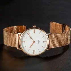 YAZOLE ультратонкие часы для женщин Элитный бренд нержавеющая сталь дамы наручные часы для женщин часы Женские кварцевые наручные