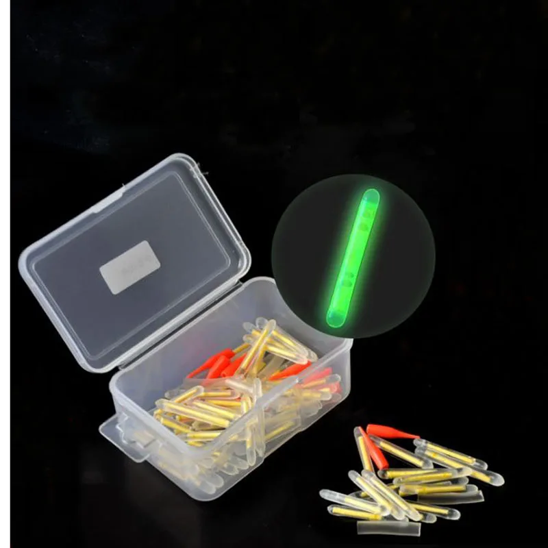 

20PCS/Box Fishing Float Fluorescent Light Stick Light Night Float Rod Lights In The Dark Glow Stick Useful For Fishing Accessory