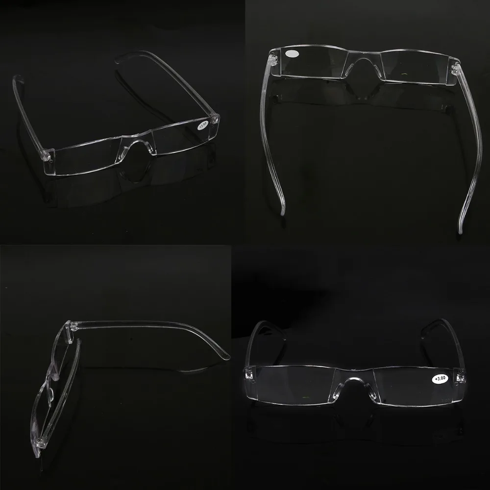 Диоптрические очки прозрачные без оправы для чтения 1 00 4 00|rimless reading glasses|reading