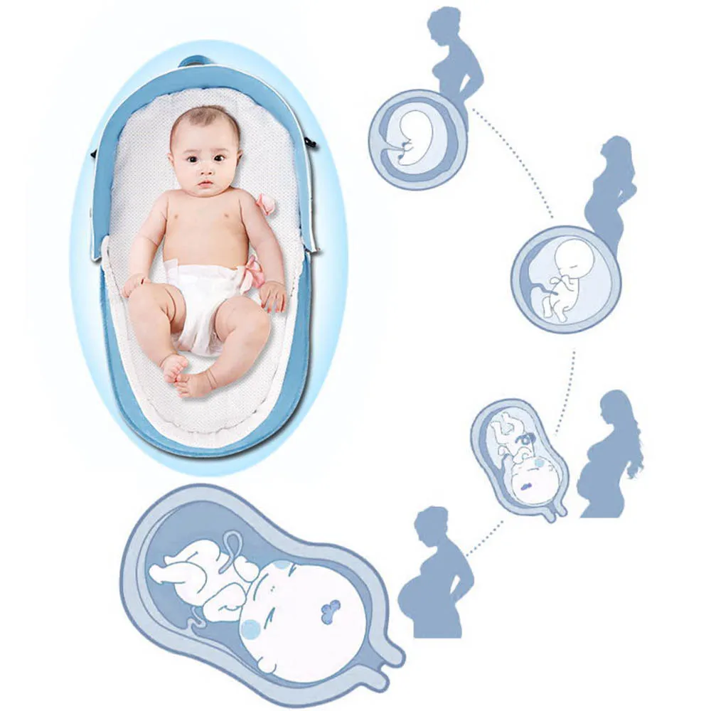 

Newborn Baby Cradles Crib Infant Safety Portable Folding Mommy Bed Cot Playpens Bed Child Comfort Station for 0-6 Months