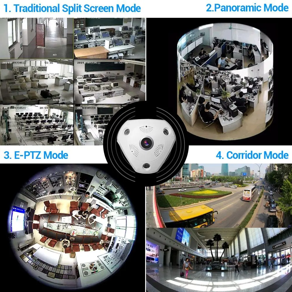 Kruiqi 960P IP Camera Wifi Security Night Vision IR Cut Two Way Audio Smart CCTV Surveillance Wireless IP Camera