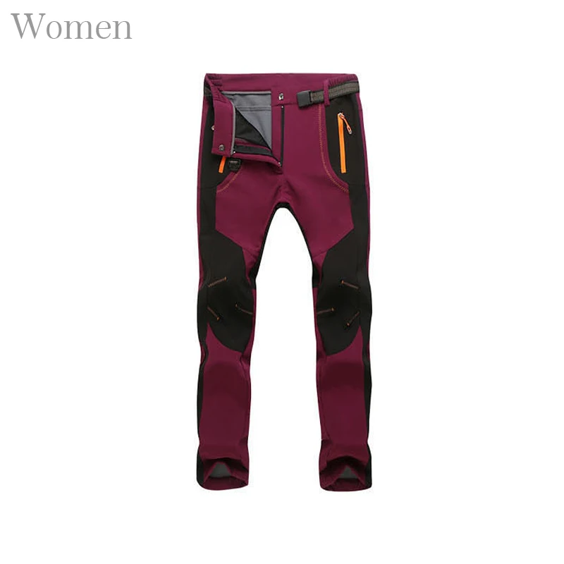 Women Sports Pants TWTOPSE зимние водонепроницаемые штаны для велоспорта для мужчин и женщин, ветронепроницаемые термо брюки, термо штаны для спорта на открытом воздухе, велосипеда - Цвет: Women Sports Pants