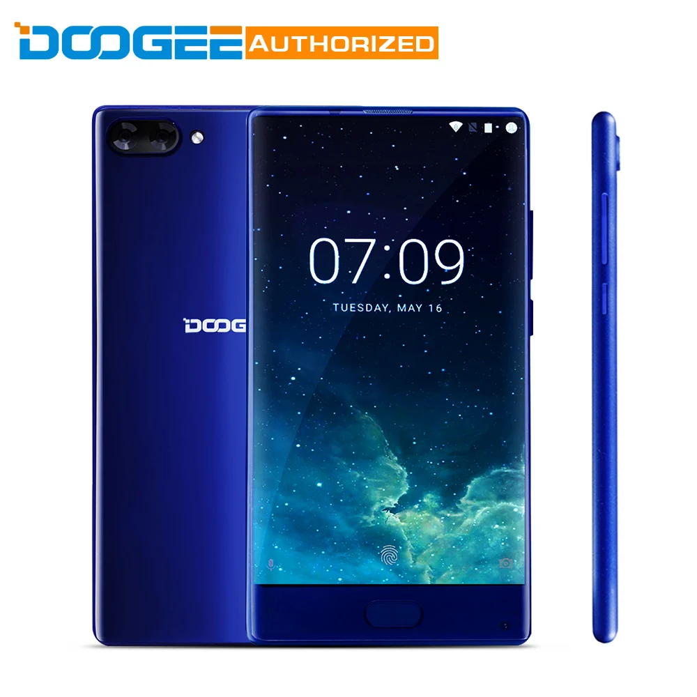 Оригинал DOOGEE MIX 5 &quotAndroid 7 0 смартфон 4 г 6 ГБ + 64 Helio P25 Octa Core 2 ГГц металлический корпус