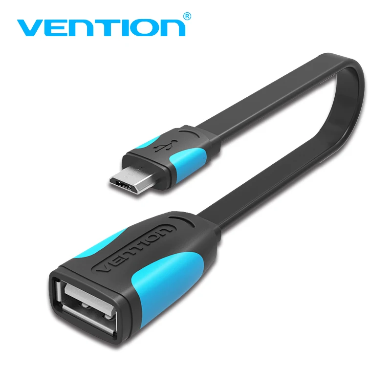 Адаптер Vention OTG Micro USB на USB 2,0 OTG конвертер кабель для Android Galaxy S3/4 S5 планшет Xiaomi для флэш-мыши клавиатуры