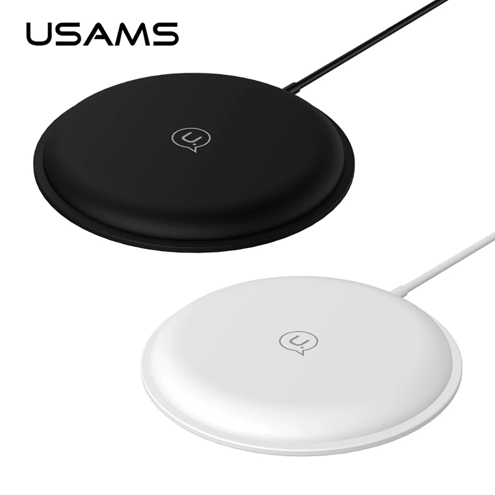 USAMS CD30 Round Shaped Wireless Fast Charging Base for Wireless Quick