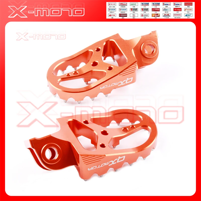 ЧПУ оранжевая заготовка MX Подножки подножки педали для KTM SX F EXC фотодетали