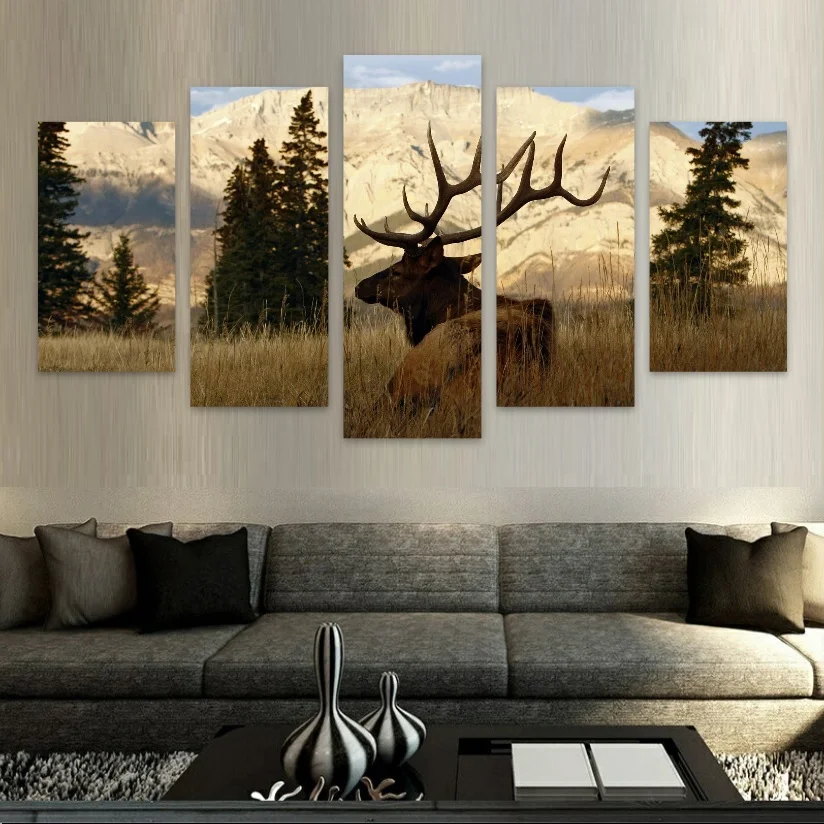 Elk Nature HD Canvas Wall Art FREE SHIPPING