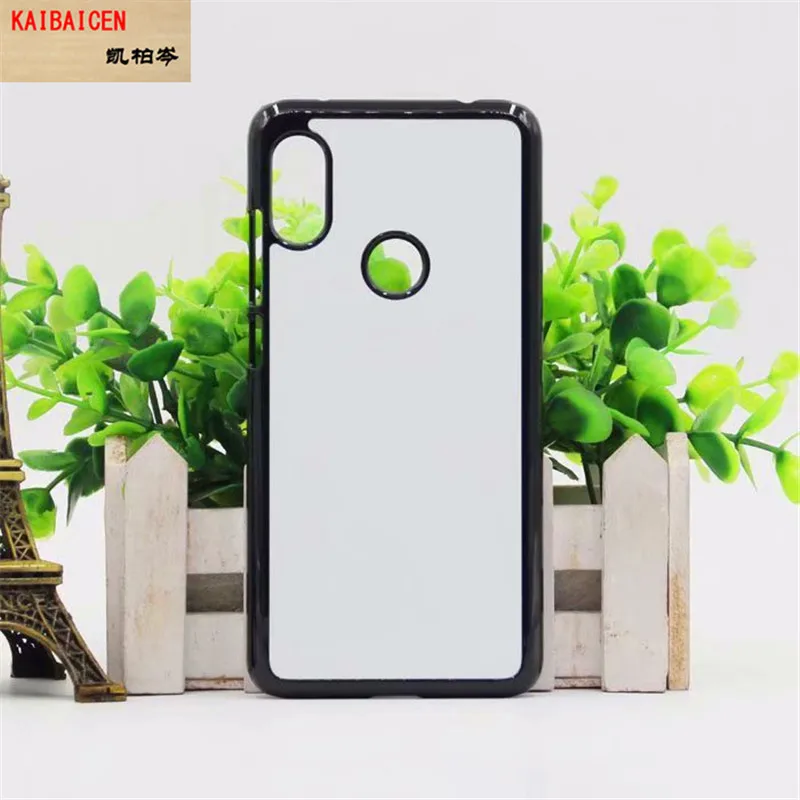 DHL для Xiaomi Redmi Note 6/Note6 сублимационный пластиковый жесткий чехол с металлическим покрытием - Цвет: Black