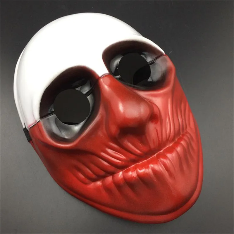 2016 Payday 2 Mask Dallas mask Wolf Chains Hoxton cosplay halloween horror clown mask pay day 2 Halloween party mask FA50 (3)
