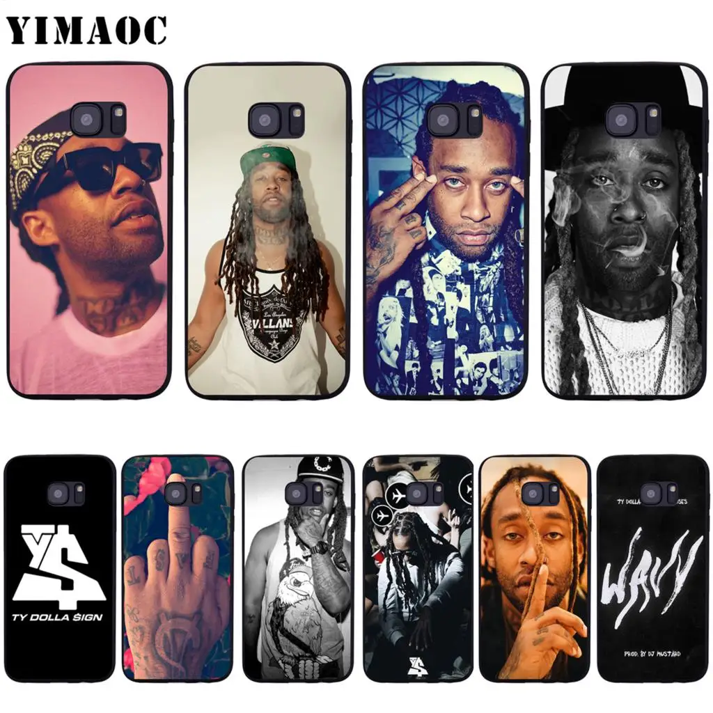 Чехол YIMAOC Ty Dolla $ ign для Samsung Galaxy A7 A8 A9 A10 A20 A30 A40 A50 A70 M10 M20 M30 S10e J6 Plus | Мобильные