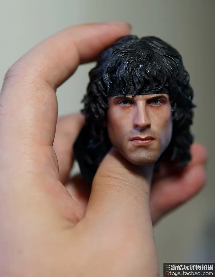 1//6th First Blood Sylvest Stallone Rambo HeadSculpt Model For 12/" Male Figure