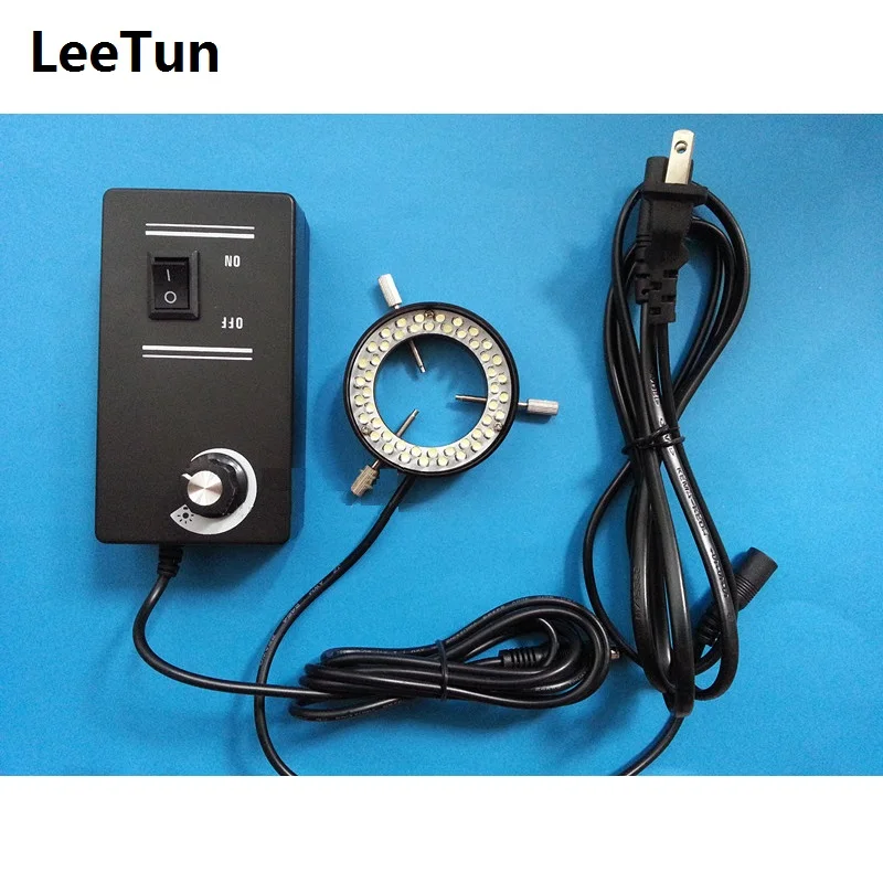 

Inner Diameter 38mm/40mm Ring Vision Light Source 48 LED Adjustable CCD Illumination for Stereo Microscope Industrial Camera