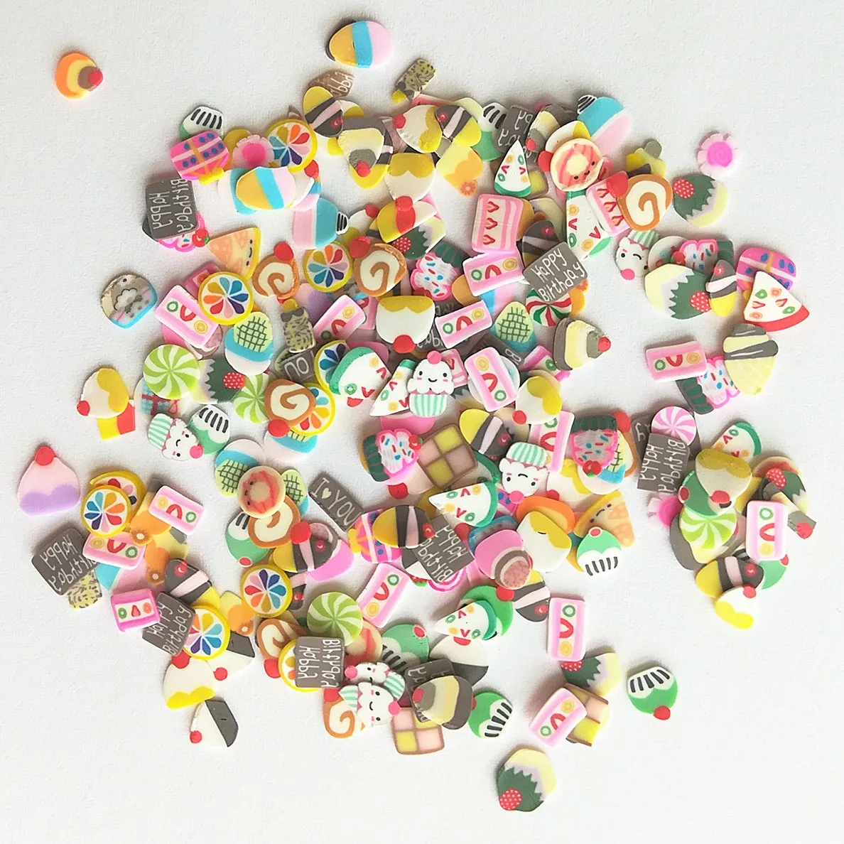 1000pcs 10g Fruit Slice 5mm/10mm Decoration Crafts Flatback Cabochon Scrapbooking Embellishments Kawaii DIY Accessories